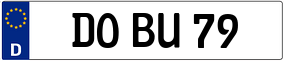 Truck License Plate